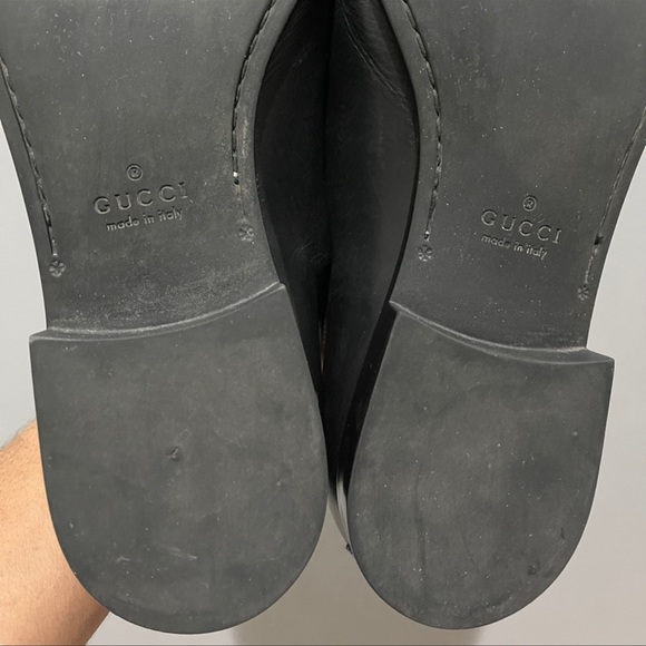 Nice Classic Gucci Derby Lace-ups. Black Sz 10 - Picture 10 of 11